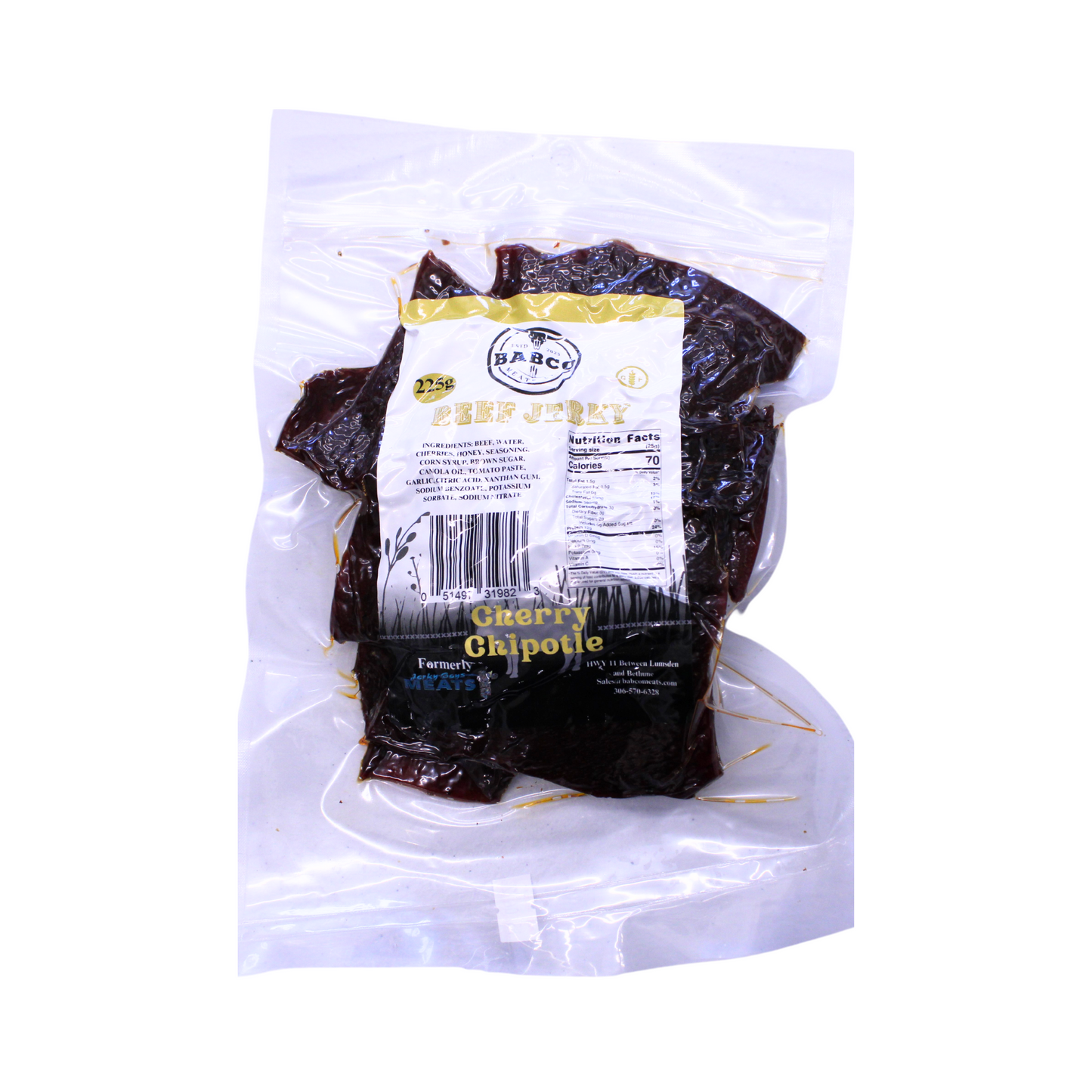 BABCO MEATS CHERRY CHIPOTLE JERKY