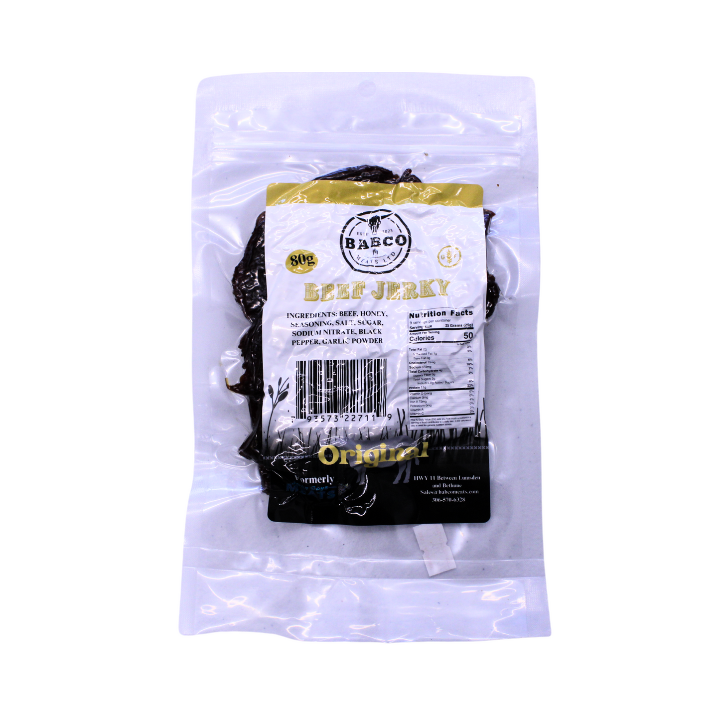 BABCO MEATS ORIGINAL JERKY