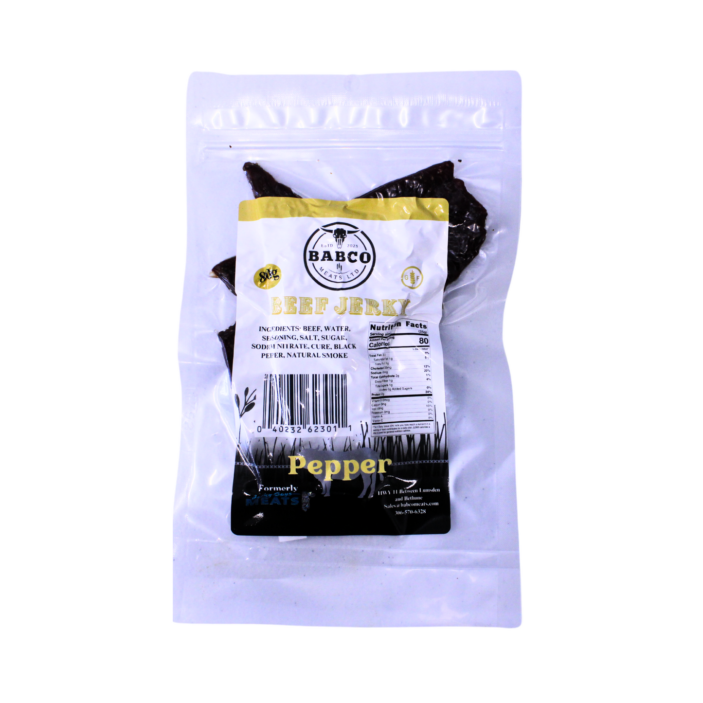 BABCO MEATS PEPPER JERKY