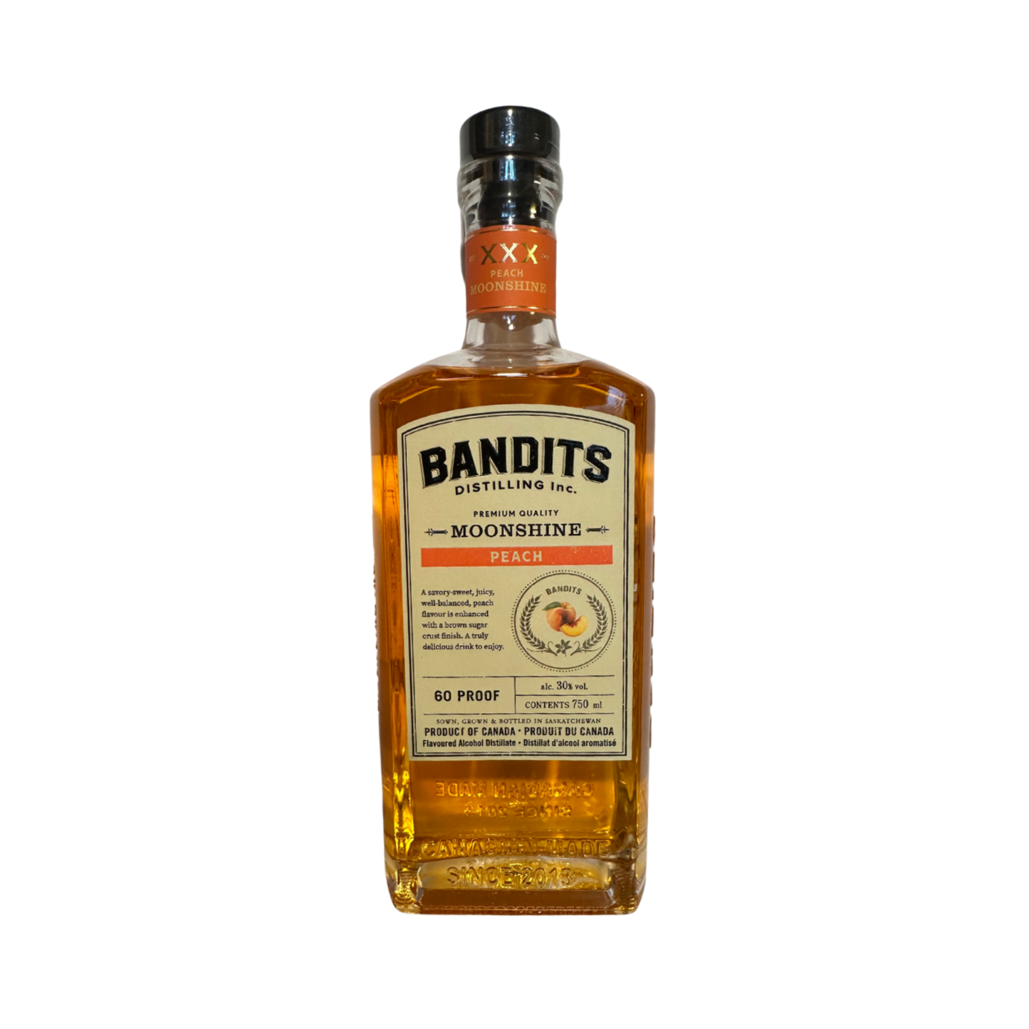 BANDITS DISTILLING PEACH MOONSHINE