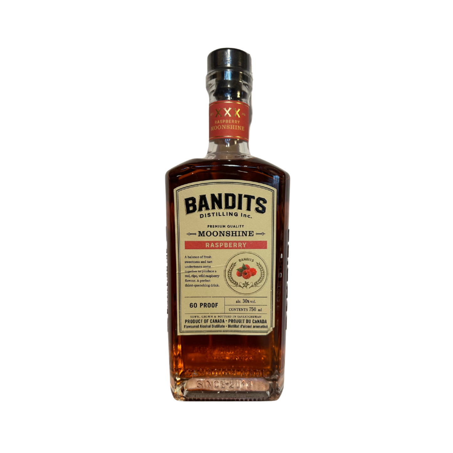 BANDITS DISTILLING RASPBERRY MOONSHINE