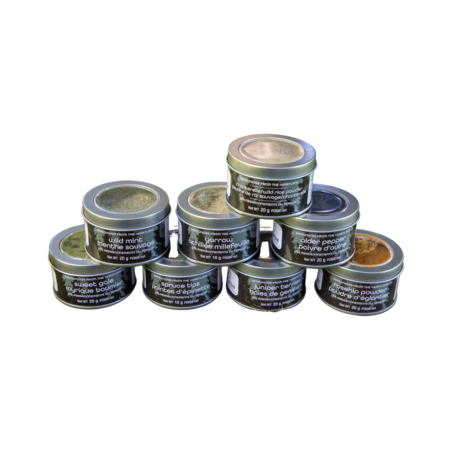 BOREAL HEARTLAND SEASONING TIN SET