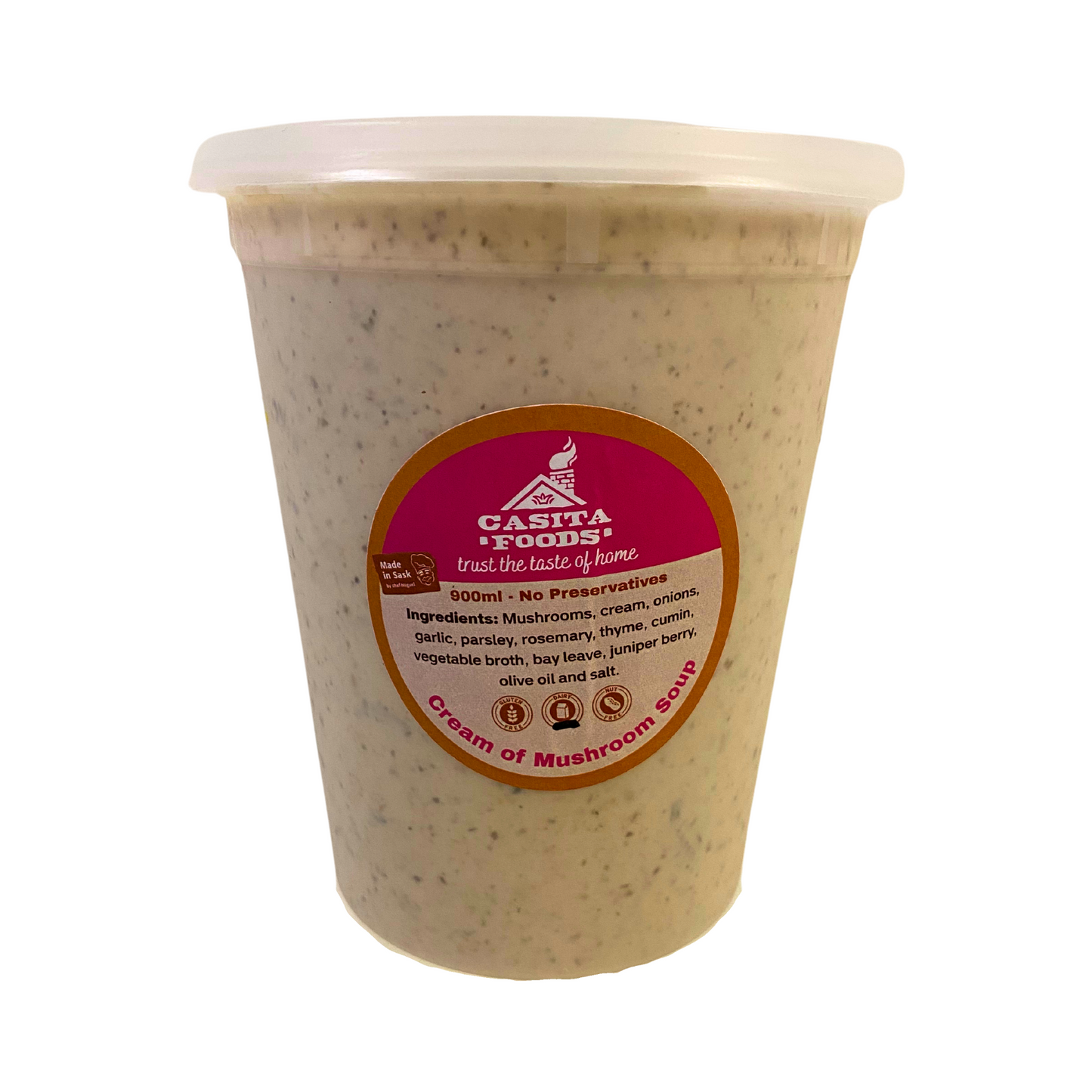 CASITA CREAM OF MUSHROOM SOUP (VEGETARIAN)