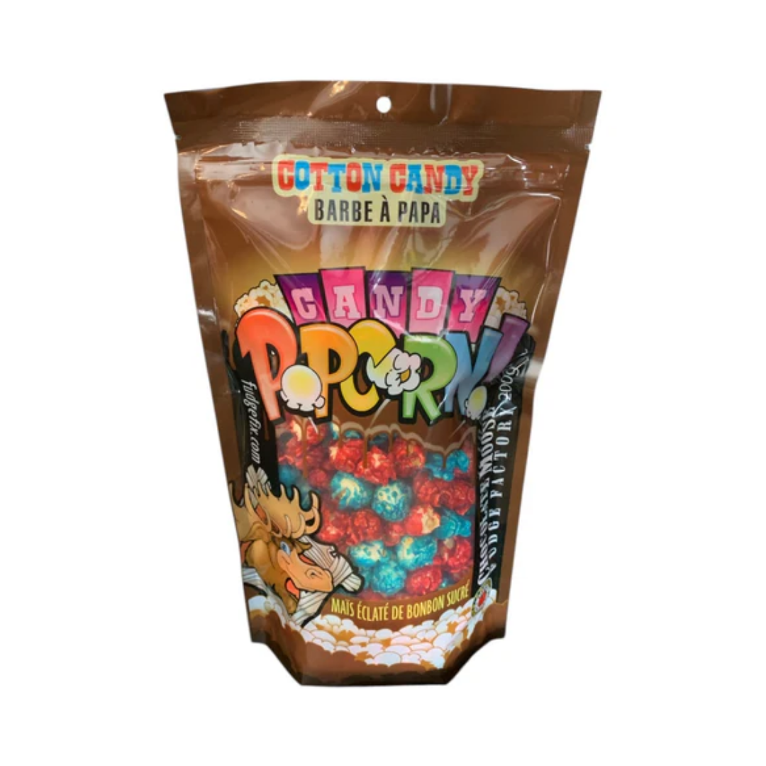 CHOCOLATE MOOSE FUDGE FACTORY COTTON CANDY POPCORN