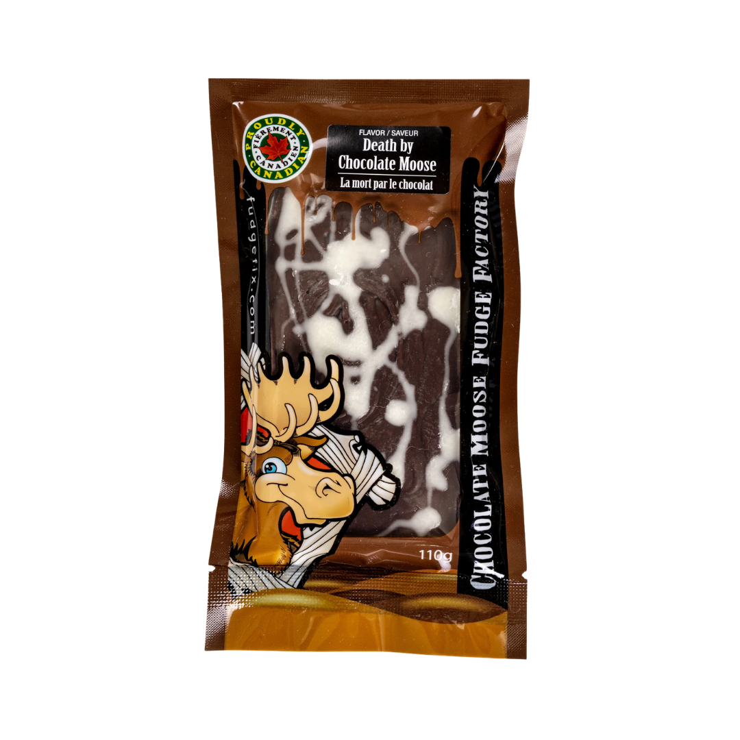 CHOCOLATE MOOSE FUDGE FACTORY DEATH BY CHOCOLATE MOOSE FUDGE