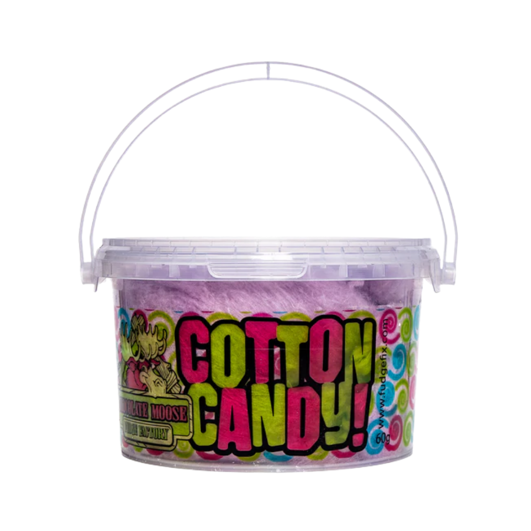 CHOCOLATE MOOSE FUDGE FACTORY GRAPE COTTON CANDY