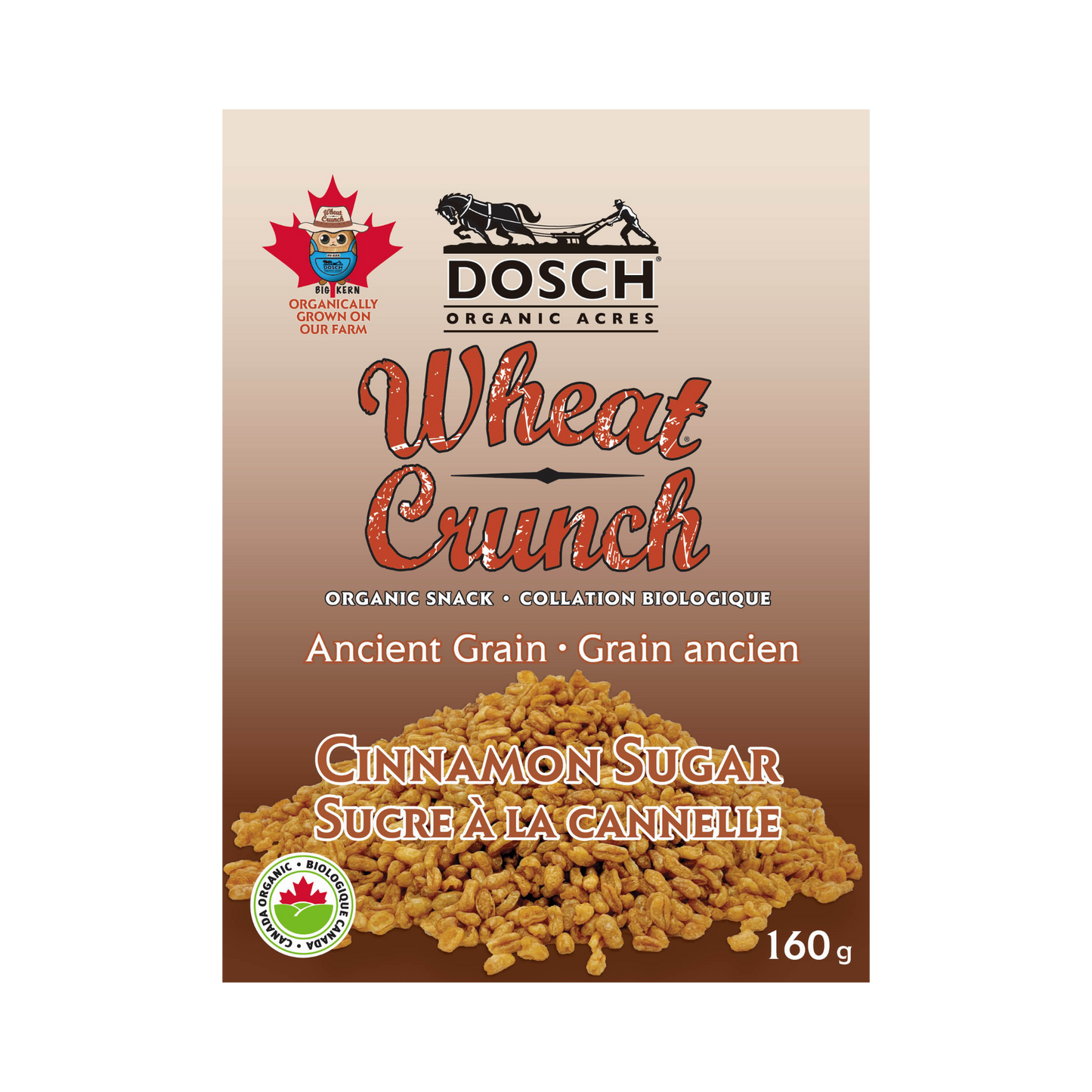 DOSCH ORGANIC ACRES WHEAT CRUNCH CINNAMON SUGAR