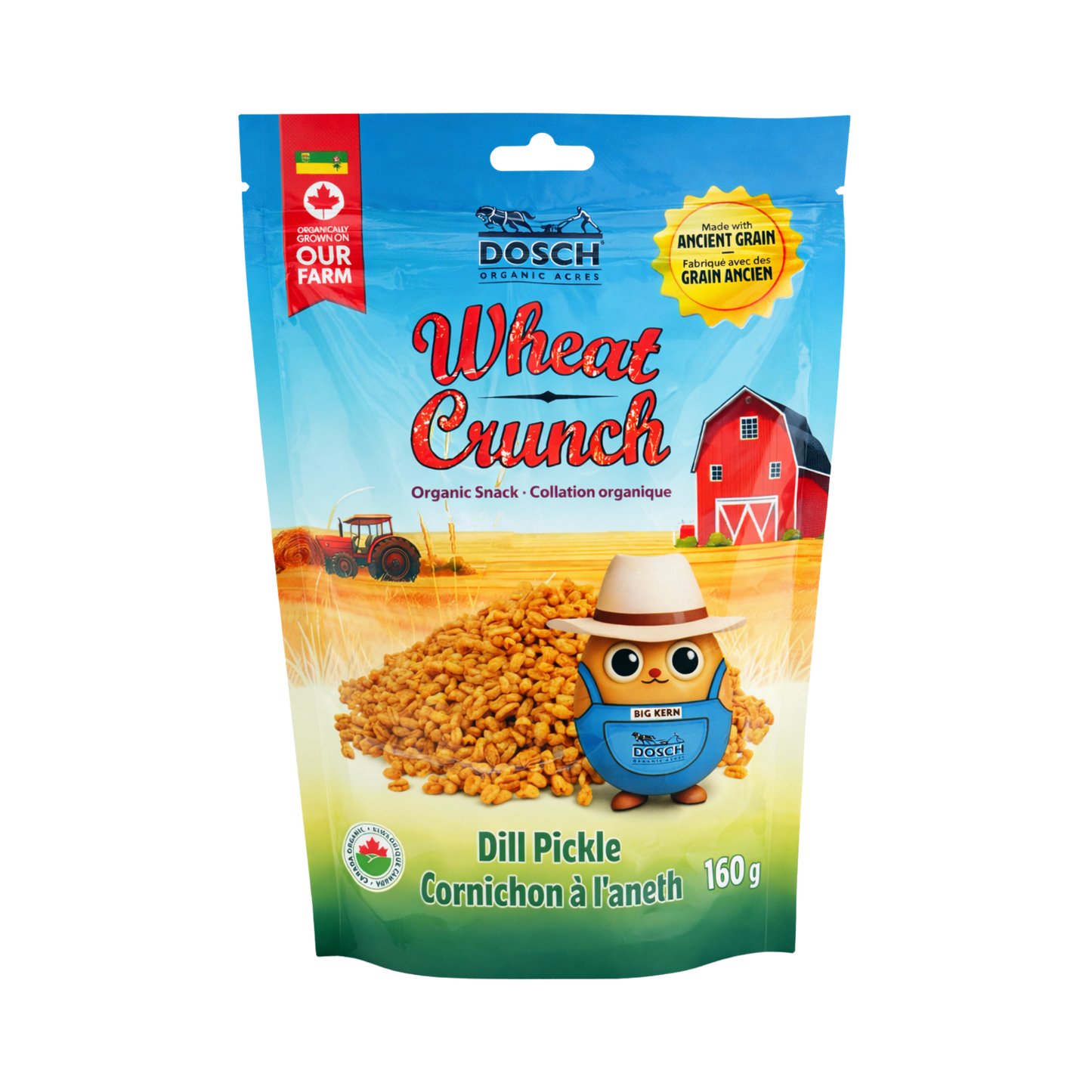 DOSCH ORGANIC ACRES WHEAT CRUNCH DILL PICKLE