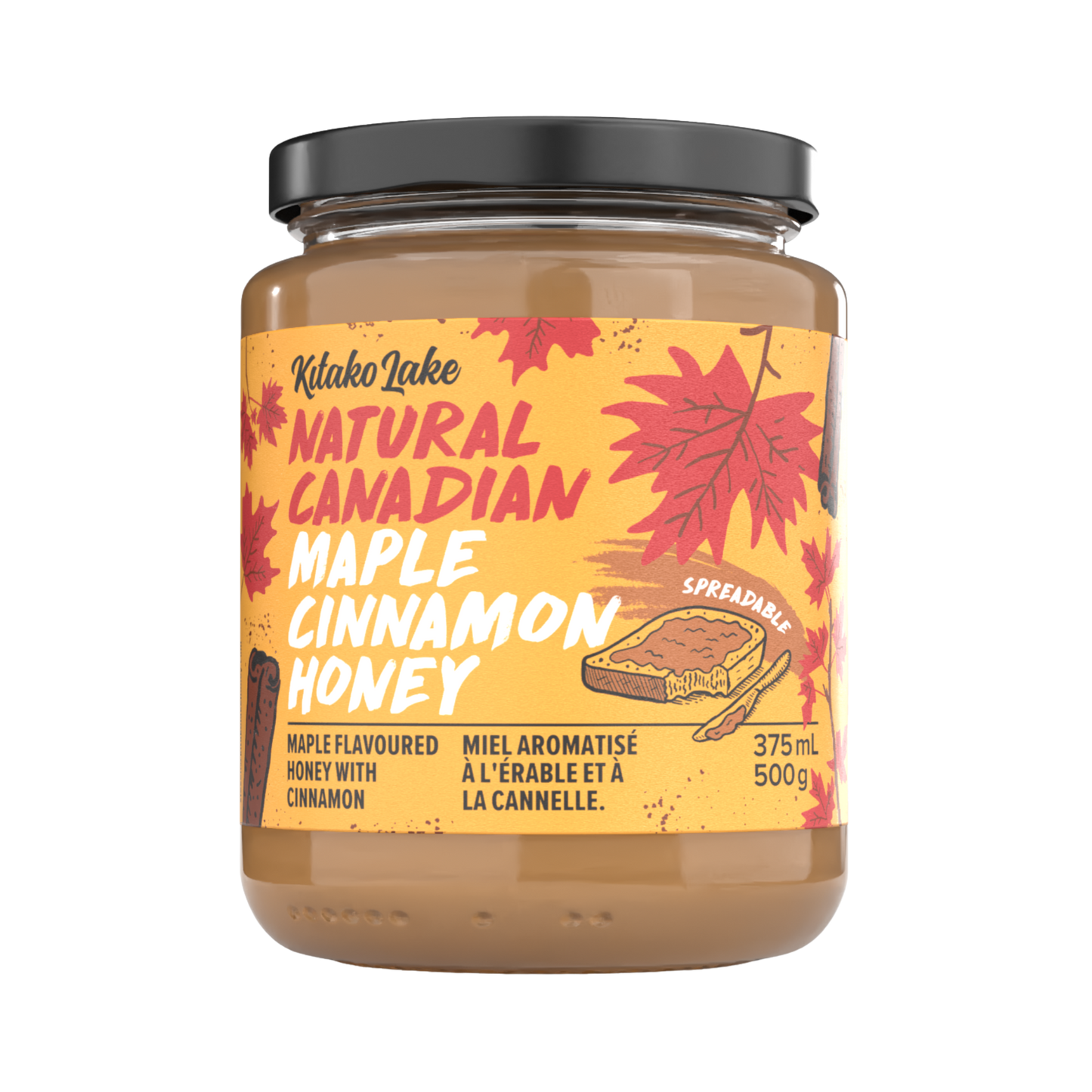 KITAKO LAKE HONEY MAPLE CINNAMON HONEY