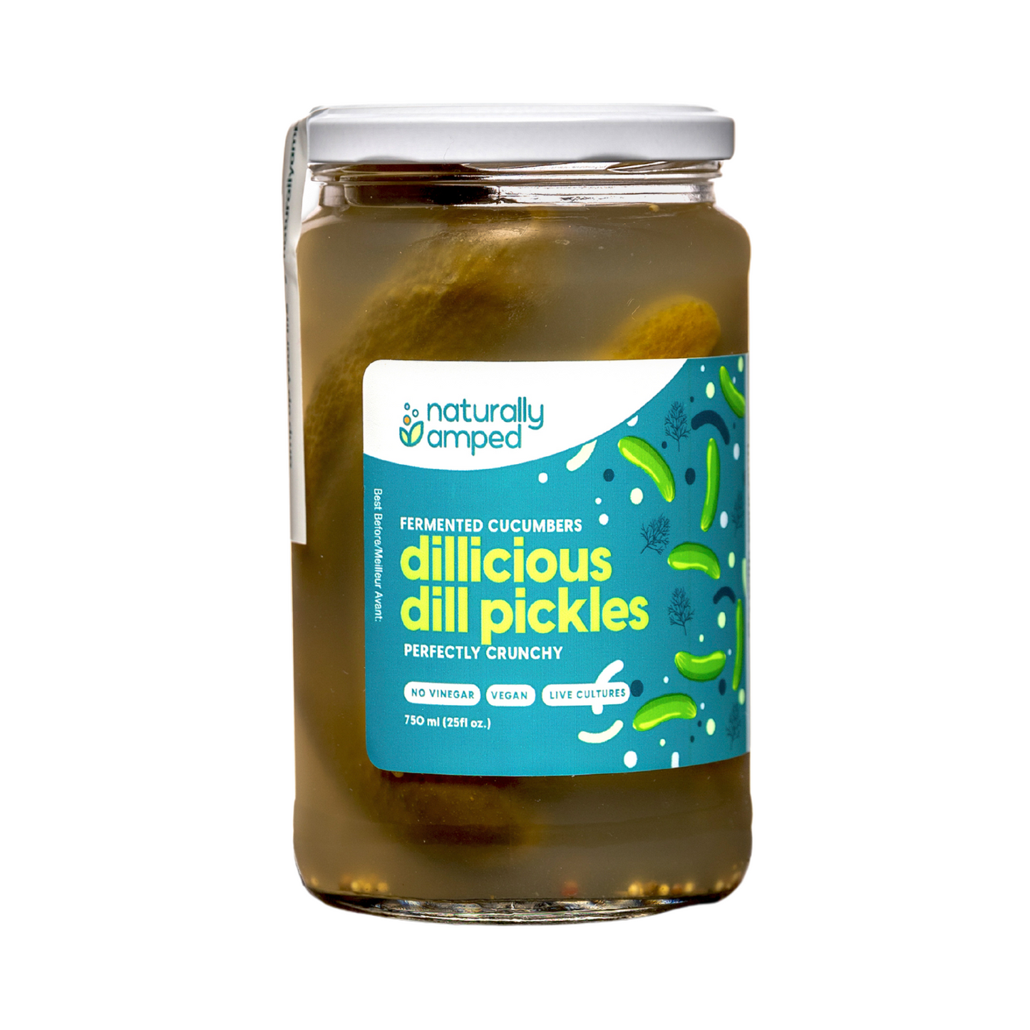 NATURALLY AMPED DILLICIOUS DILL PICKLES