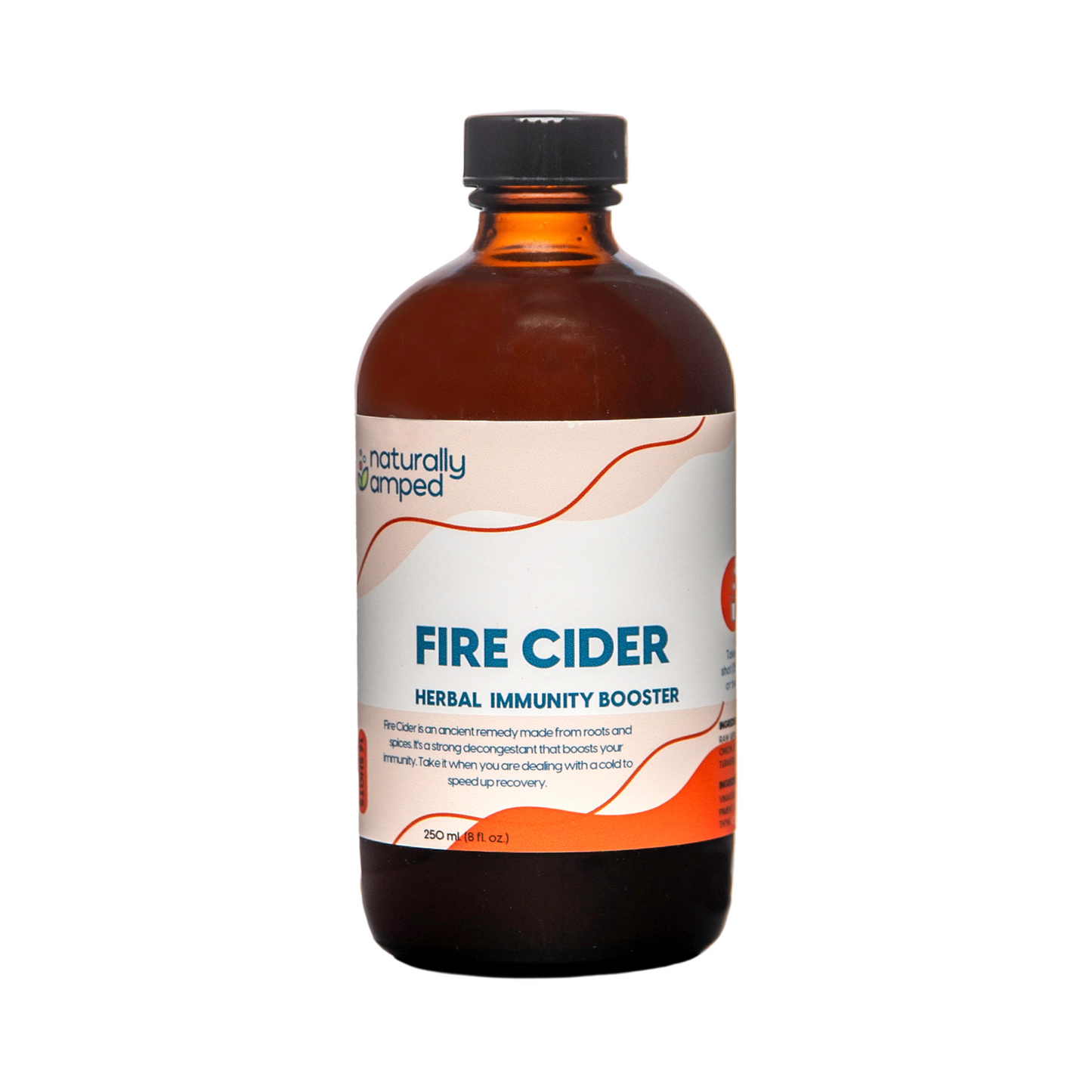 NATURALLY AMPED FIRE CIDER HERBAL IMMUNITY BOOSTER