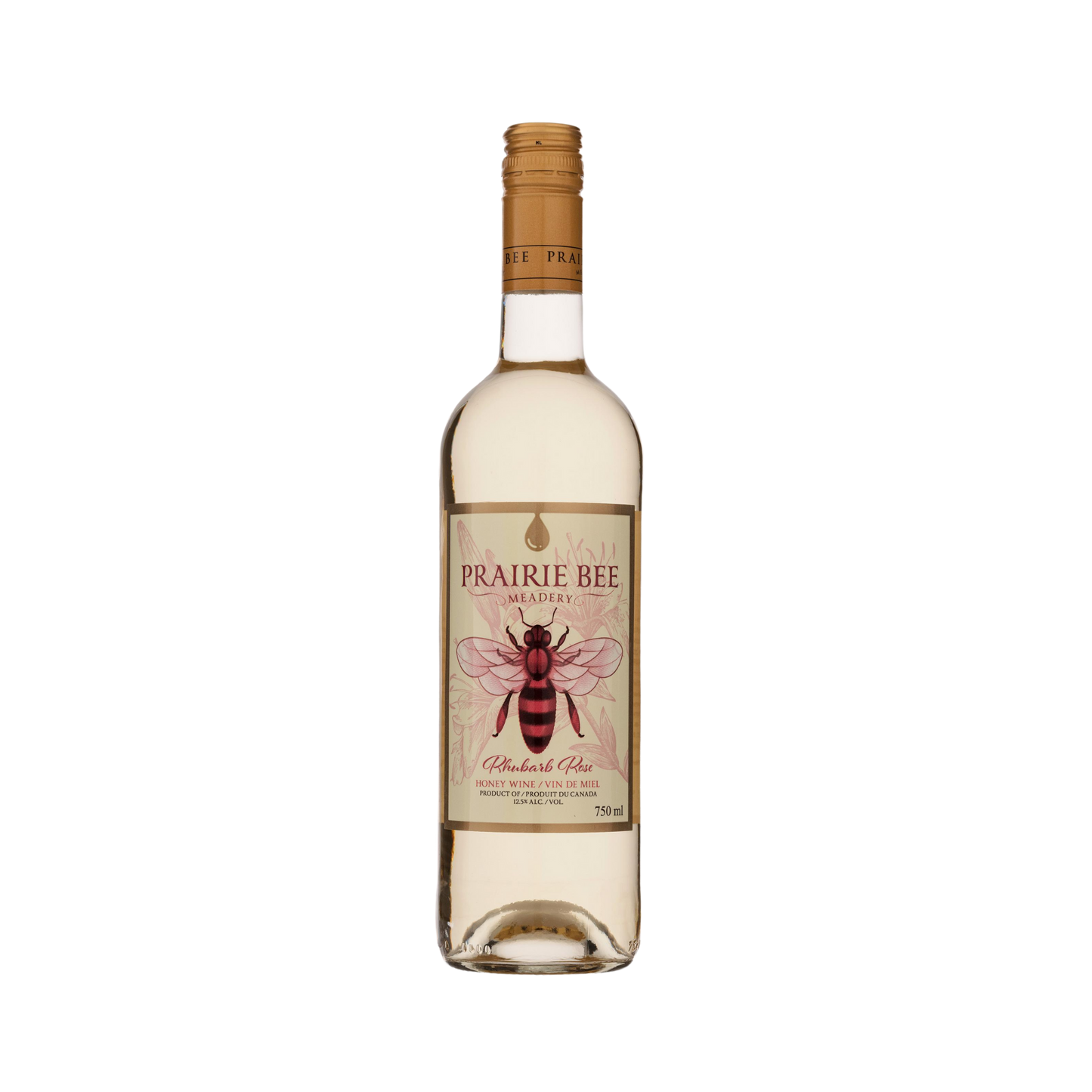 PRAIRIE BEE MEADERY RHUBARB ROSE