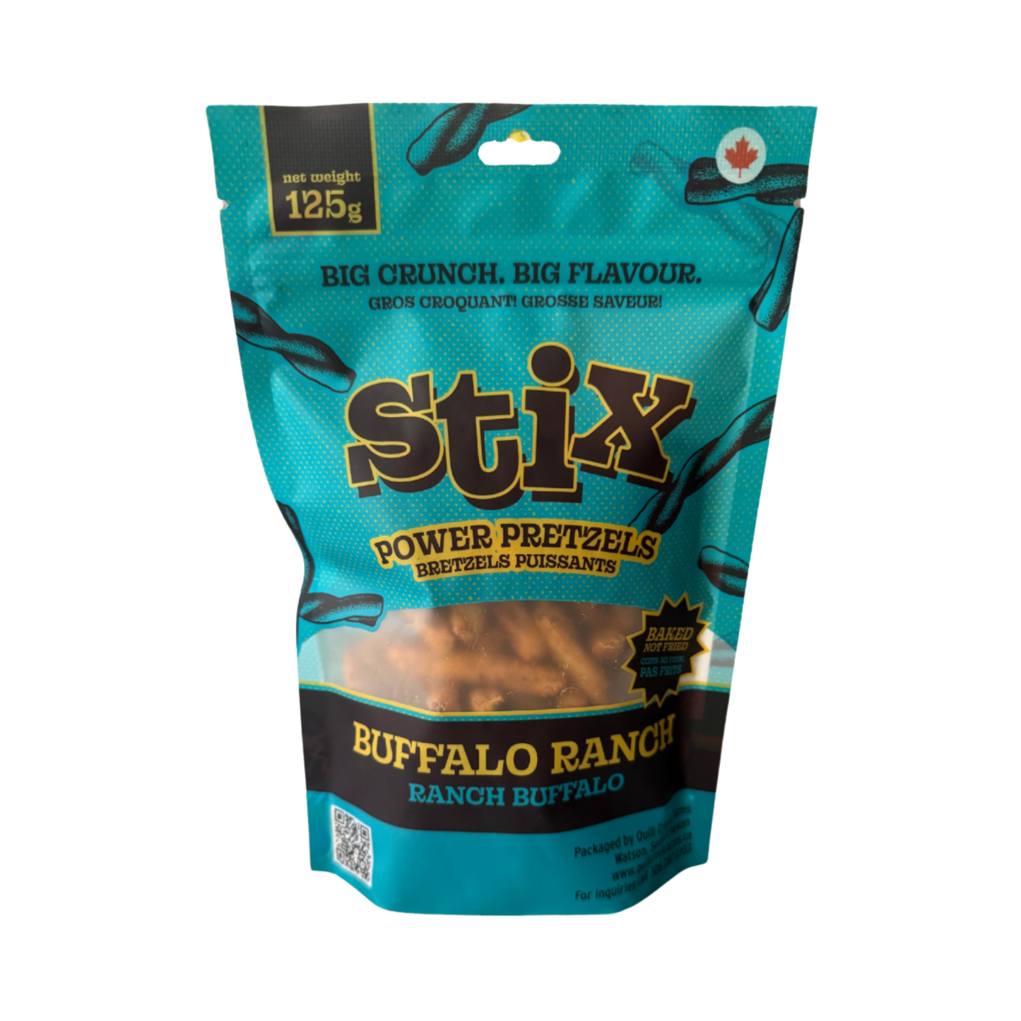 QUILL CREEK FARMS STIX POWER PRETZELS BUFFALO RANCH