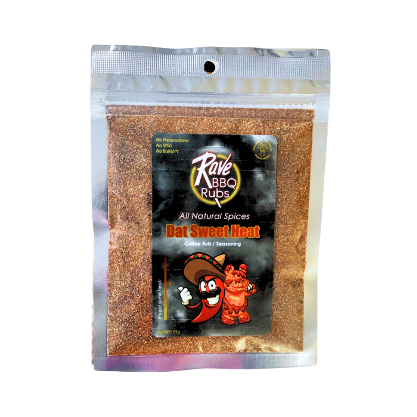 RAVE BBQ RUBS DAT SWEET HEAT