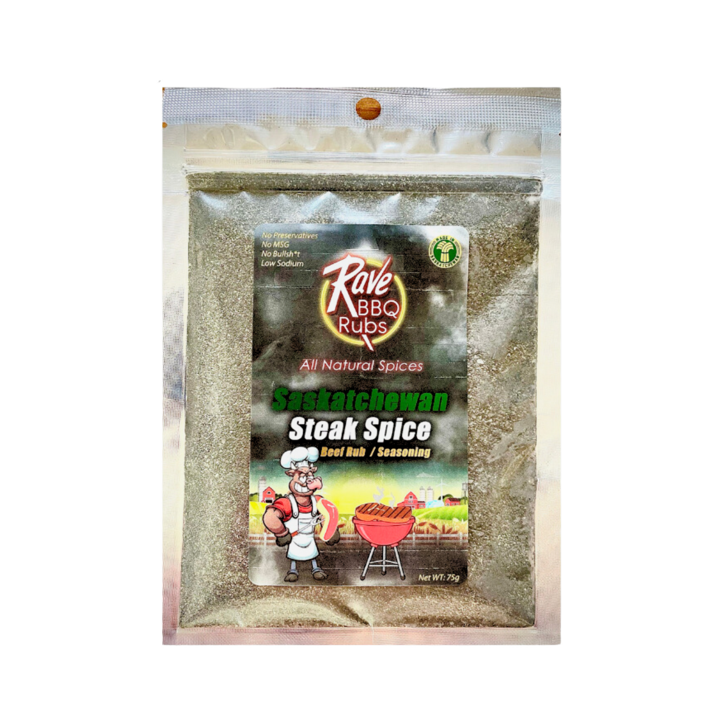 RAVE BBQ RUBS SASKATCHEWAN STEAK SPICE