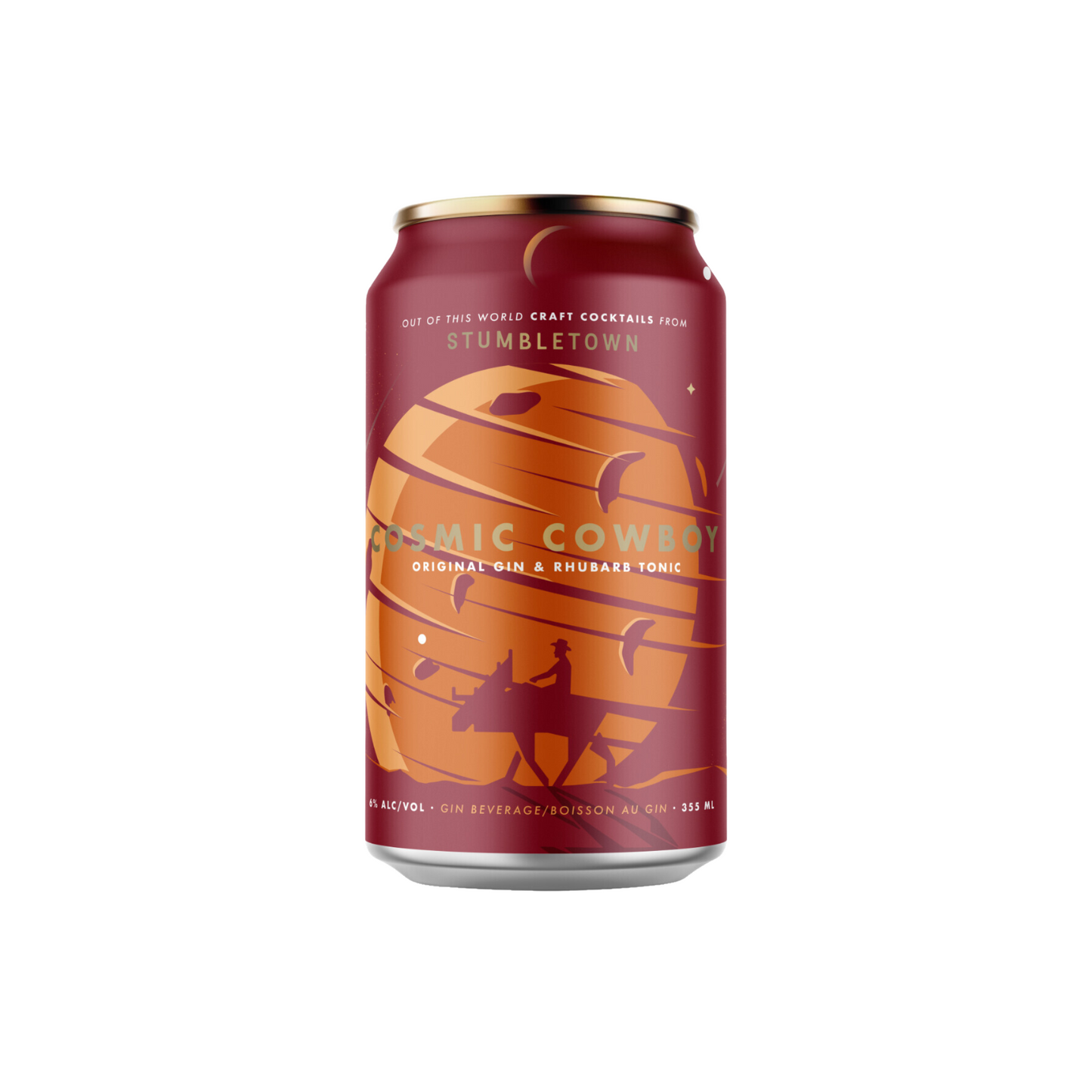 STUMBLETOWN DISTILLING COSMIC COWBOY GIN & RHUBARB