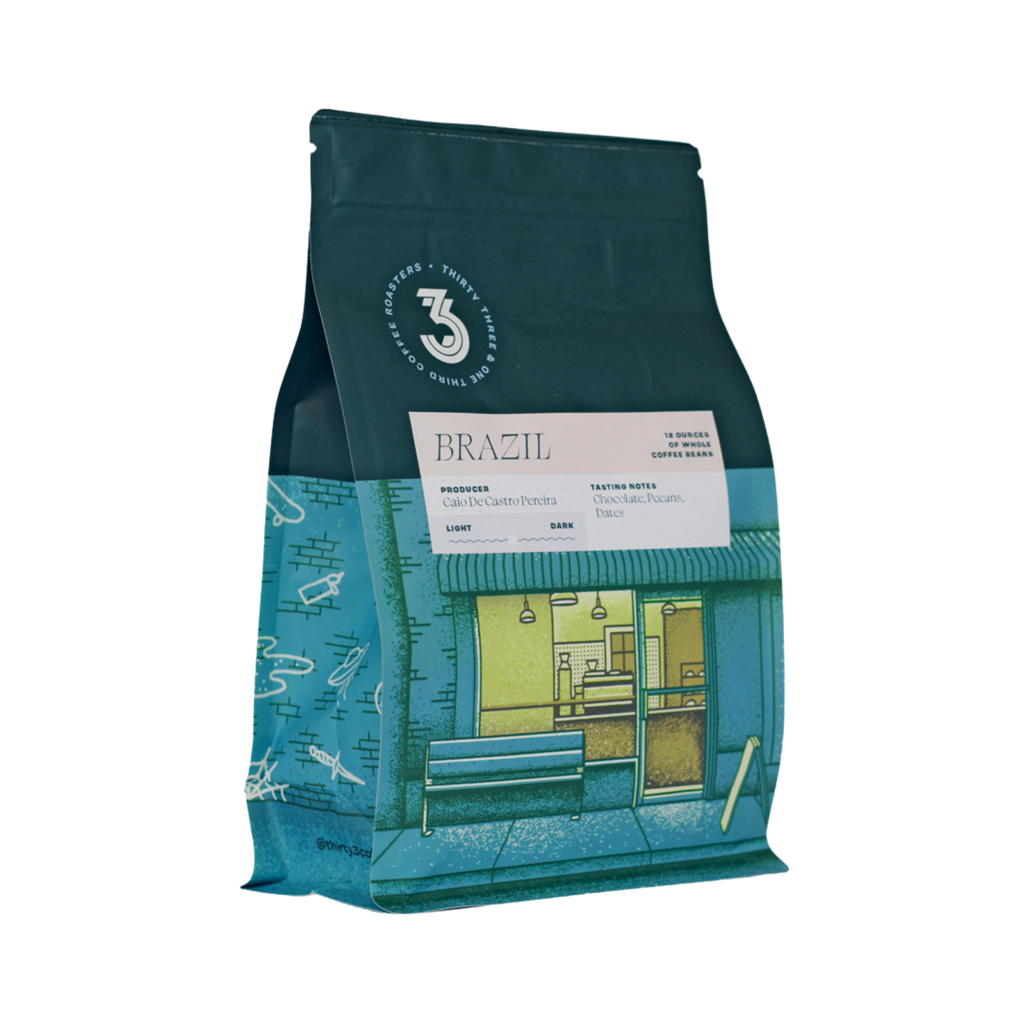 33 1/3 COFFEE BRAZIL MEDIUM ROAST