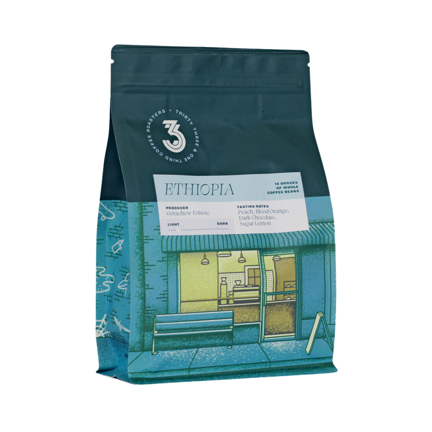 33 1/3 COFFEE  ETHIOPIA LIGHT ROAST