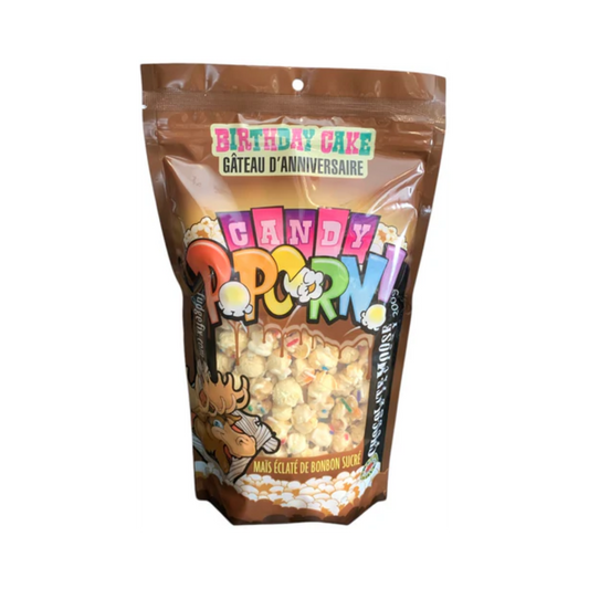 CHOCOLATE MOOSE FUDGE FACTORY BIRTHDAY CAKE CANDY POPCORN