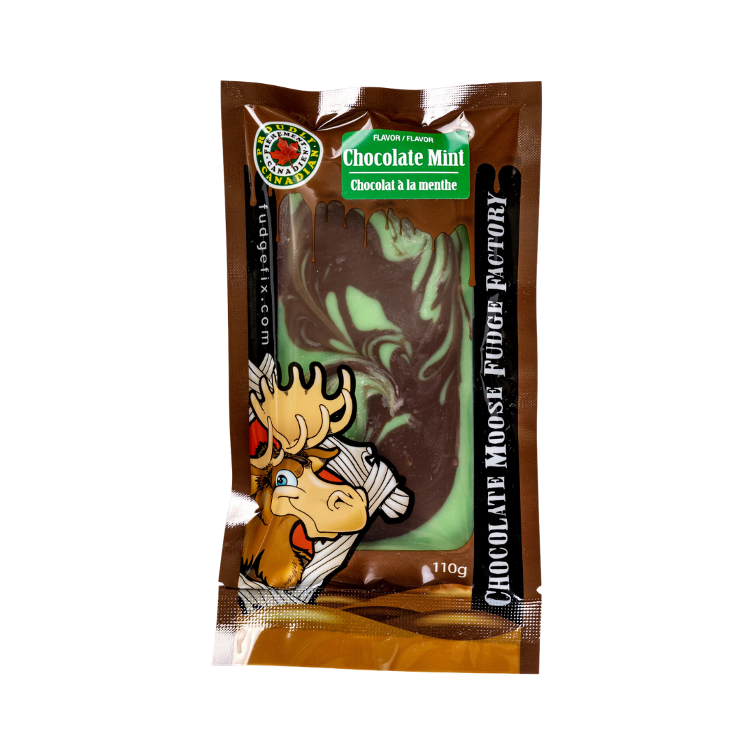 CHOCOLATE MOOSE FUDGE FACTORY CHOCOLATE MINT FUDGE