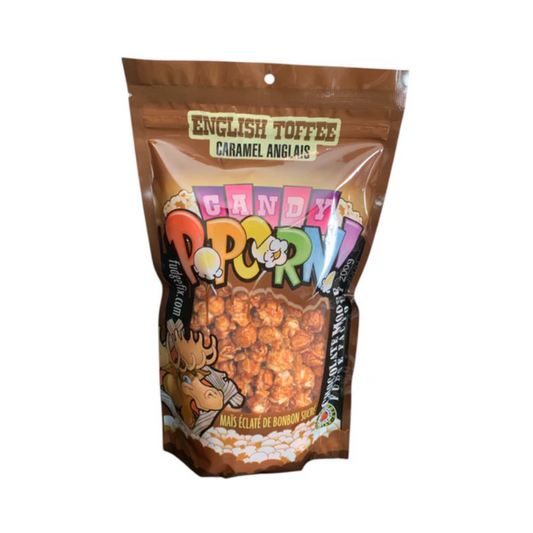 CHOCOLATE MOOSE FUDGE FACTORY ENGLISH TOFFEE CANDY POPCORN