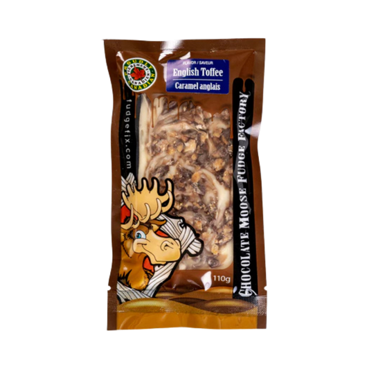 CHOCOLATE MOOSE FUDGE FACTORY ENGLISH TOFFEE FUDGE