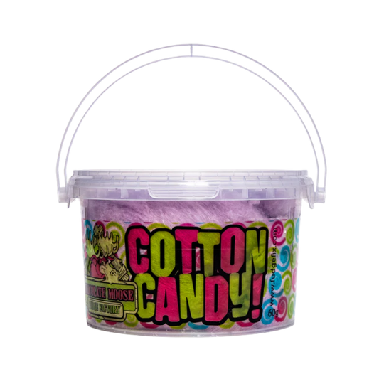 CHOCOLATE MOOSE FUDGE FACTORY GRAPE COTTON CANDY