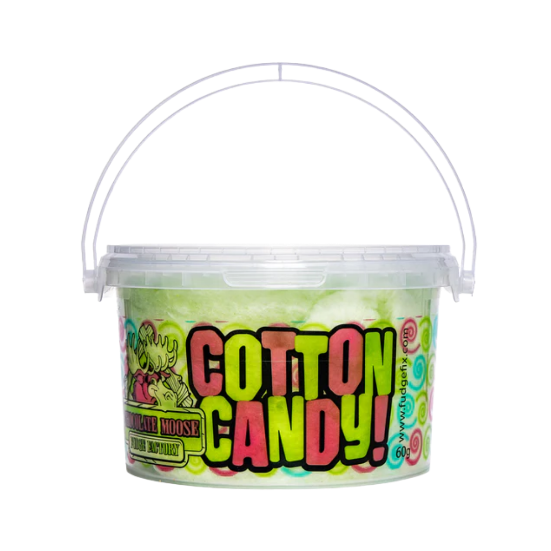 CHOCOLATE MOOSE FUDGE FACTORY LIME COTTON CANDY