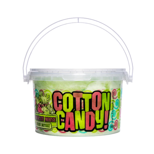 CHOCOLATE MOOSE FUDGE FACTORY LIME COTTON CANDY