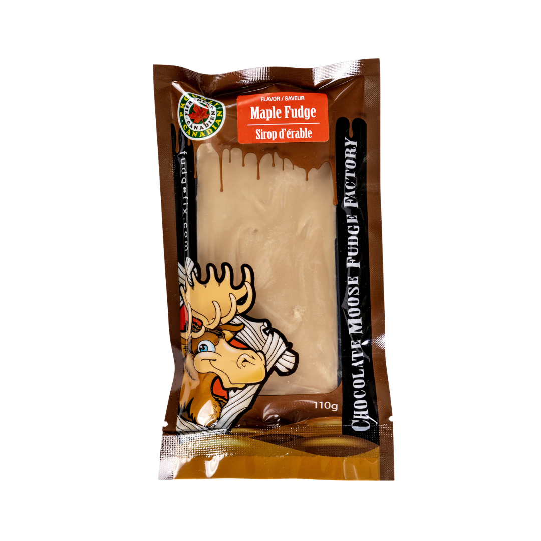 CHOCOLATE MOOSE FUDGE FACTORY MAPLE FUDGE