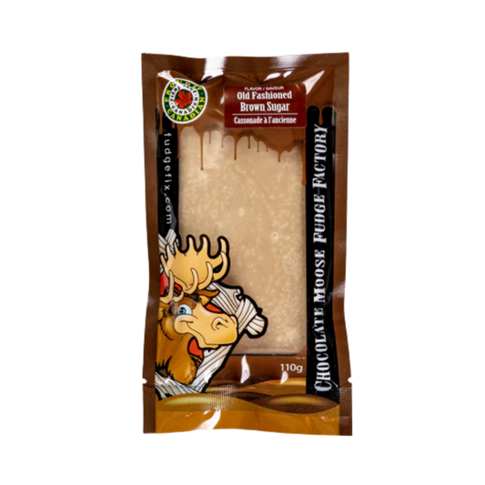 CHOCOLATE MOOSE FUDGE FACTORY OLD FASHIONED BROWN SUGAR
