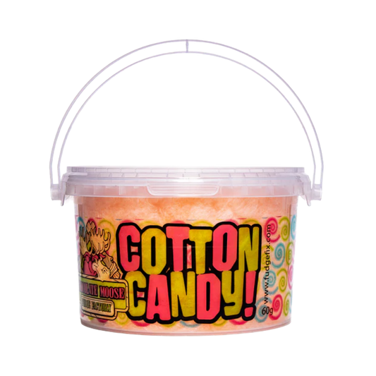 CHOCOLATE MOOSE FUDGE FACTORY ORANGE COTTON CANDY