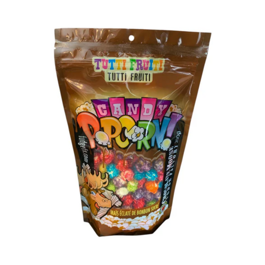 CHOCOLATE MOOSE FUDGE FACTORY TUTTI FRUITI CANDY POPCORN