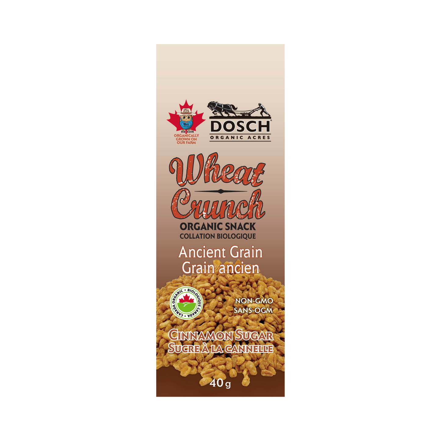 DOSCH ORGANIC ACRES WHEAT CRUNCH CINNAMON SUGAR