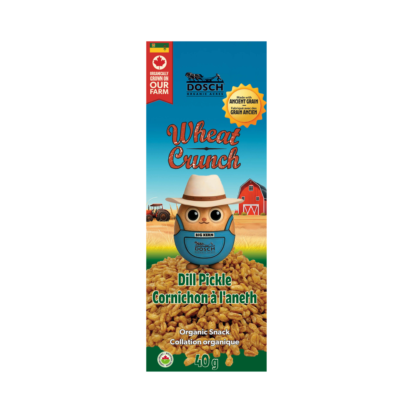 DOSCH ORGANIC ACRES WHEAT CRUNCH DILL PICKLE