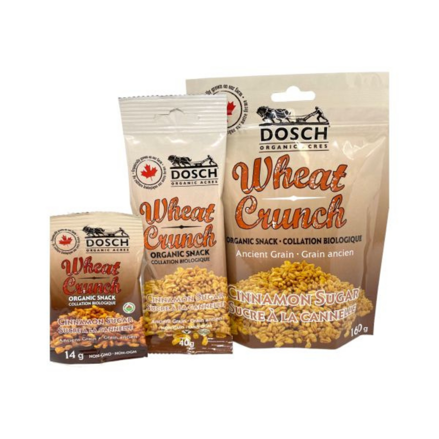 DOSCH ORGANIC ACRES WHEAT CRUNCH CINNAMON SUGAR