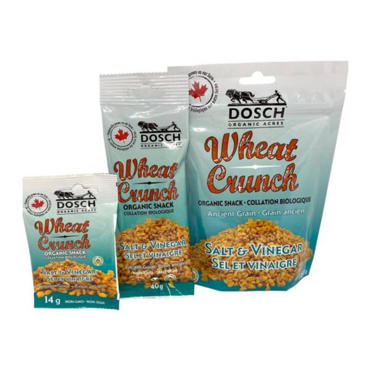 DOSCH ORGANIC ACRES WHEAT CRUNCH SALT & VINEGAR