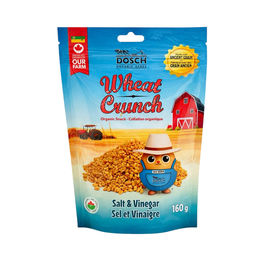 DOSCH ORGANIC ACRES WHEAT CRUNCH SALT & VINEGAR