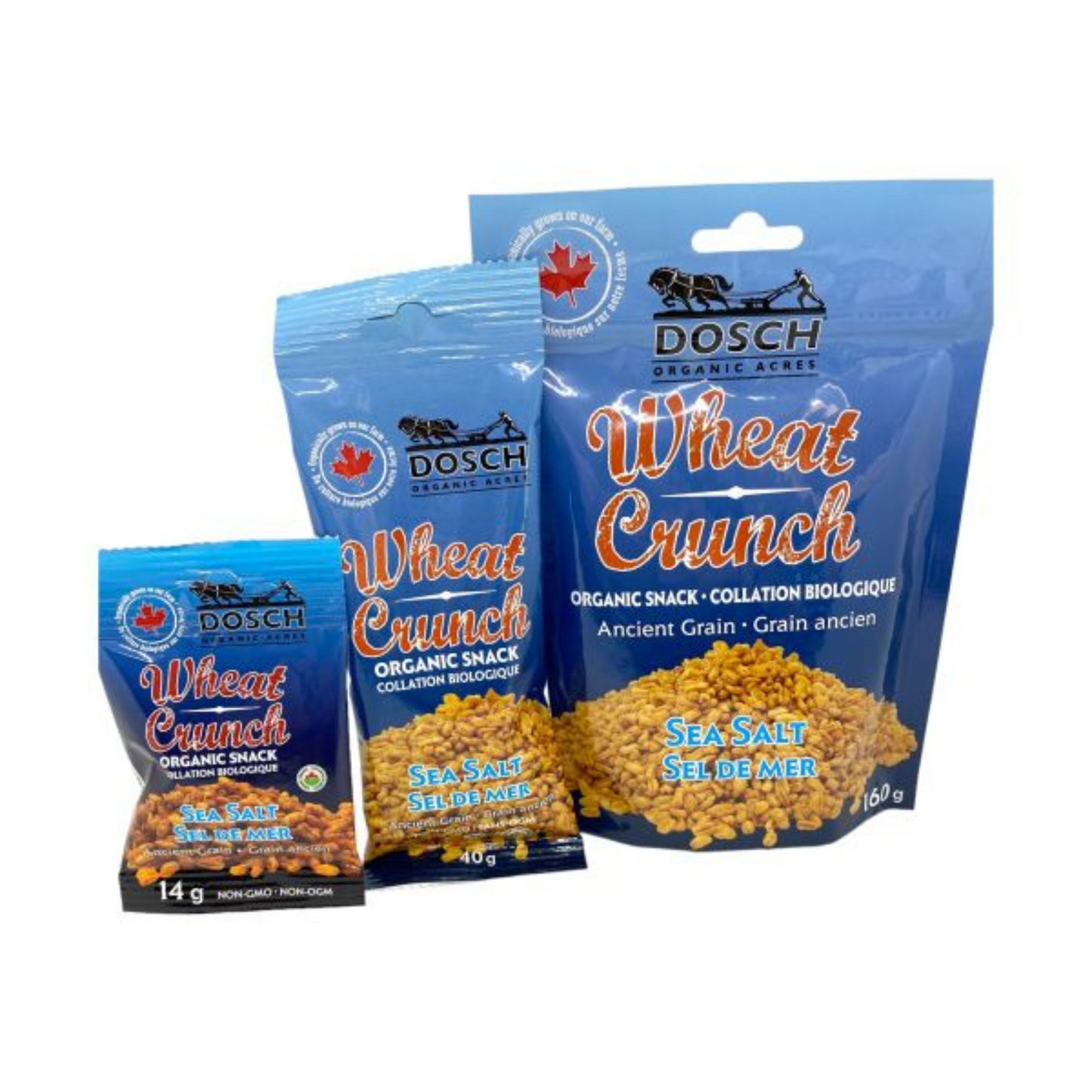 DOSCH ORGANIC ACRES WHEAT CRUNCH SEA SALT