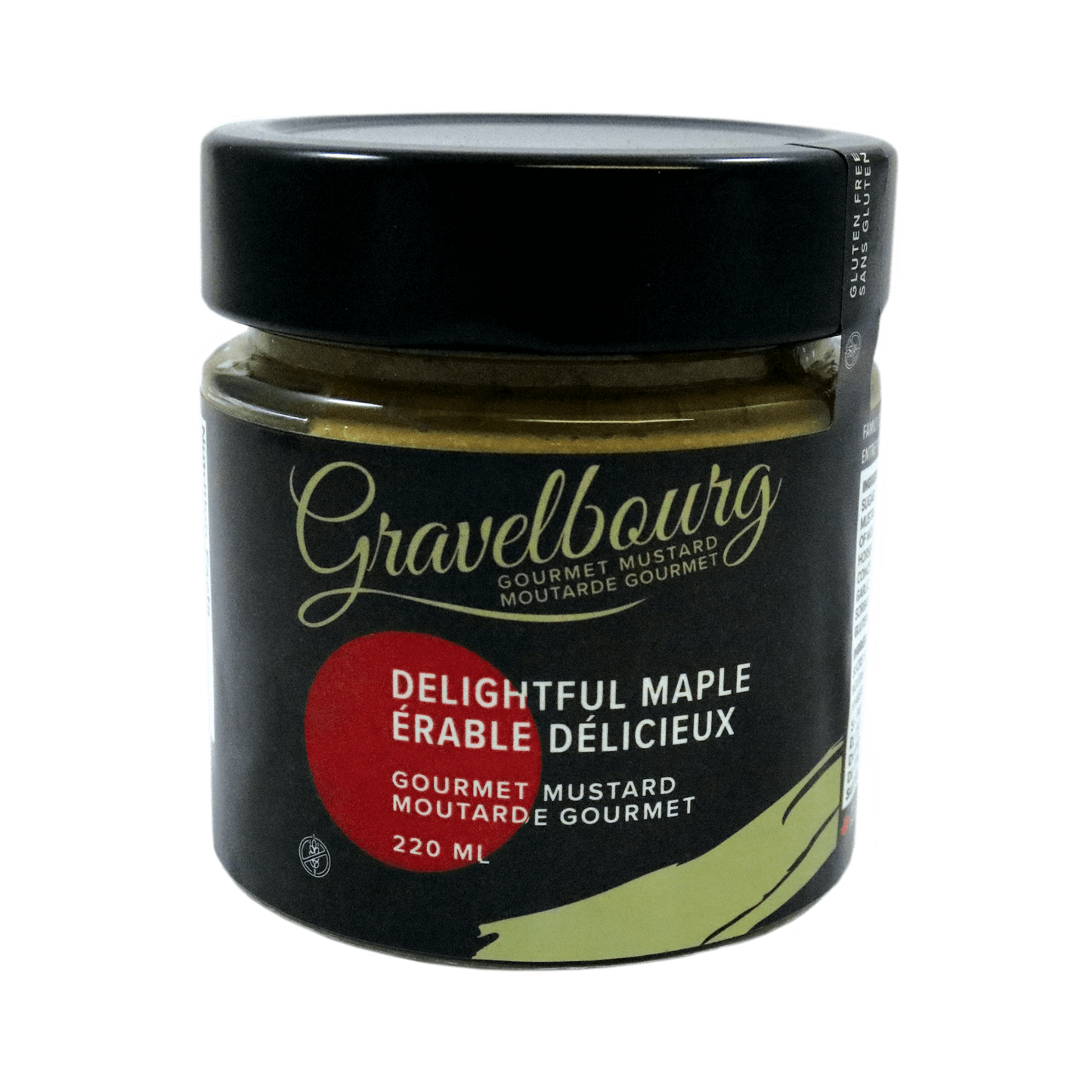 GRAVELBOURG GOURMET MUSTARD WHOLE SEED MAPLE MUSTARD