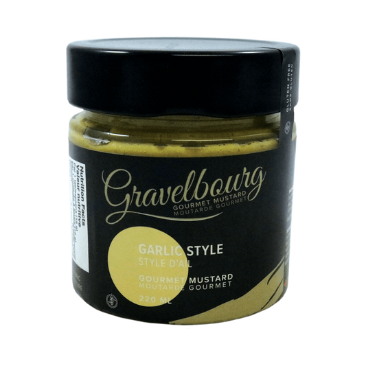 GRAVELBOURG GOURMET MUSTARD GARLIC MUSTARD