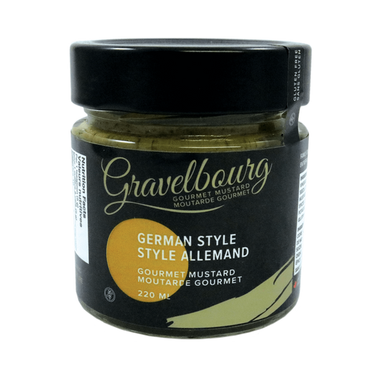 GRAVELBOURG GOURMET MUSTARD GERMAN MUSTARD