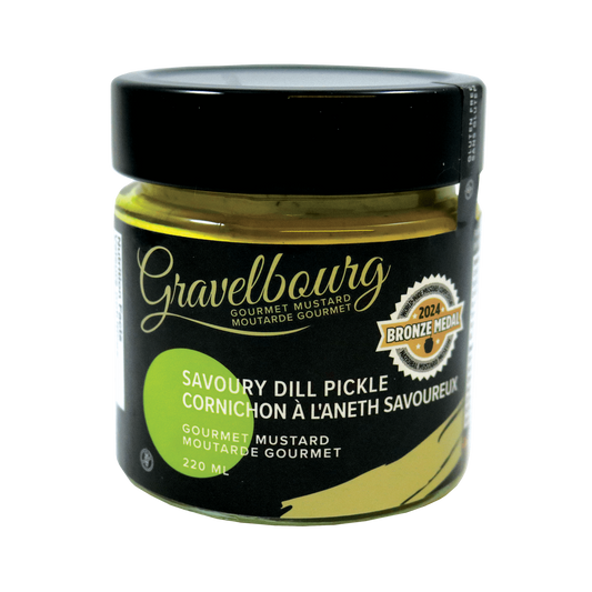 GRAVELBOURG GOURMET MUSTARD SAVOURY DILL PICKLE MUSTARD
