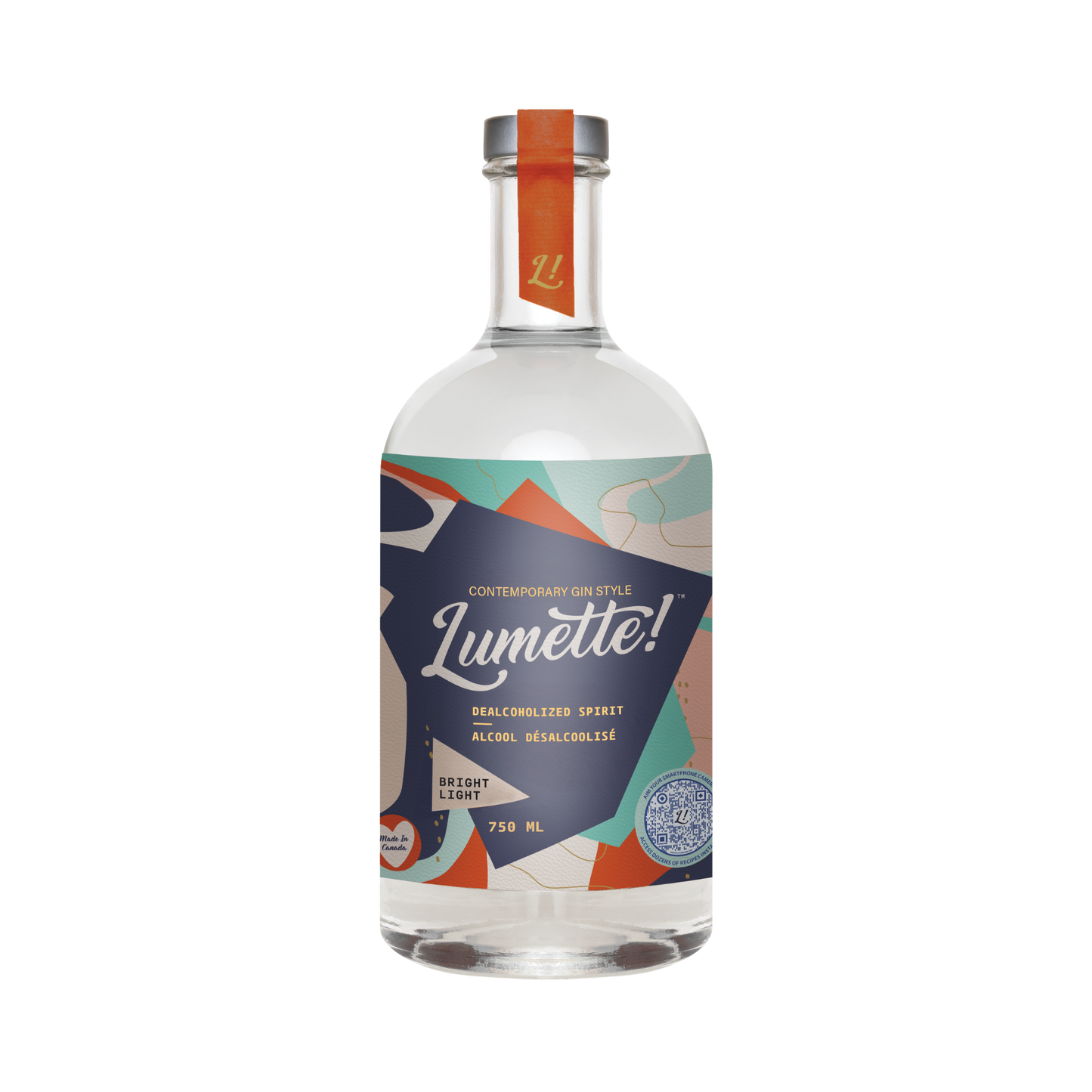LUMETTE! BRIGHT LIGHT GIN DEALCOHOLIZED SPIRIT