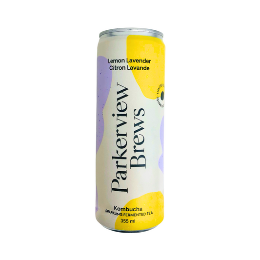 PARKERVIEW BREWS KOMBUCHA LEMON LAVENDER ***SEASONAL RELEASE ***