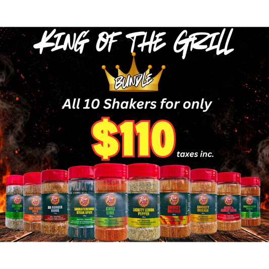 RAVE BBQ RUBS KING OF THE GRILL 10PK BUNDLE